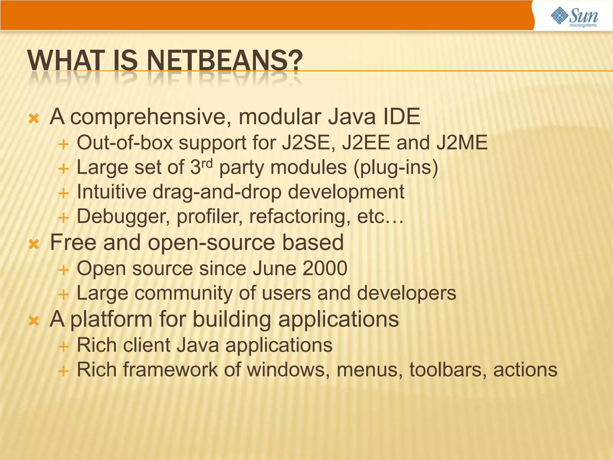 Desktop Applications with NetBeans