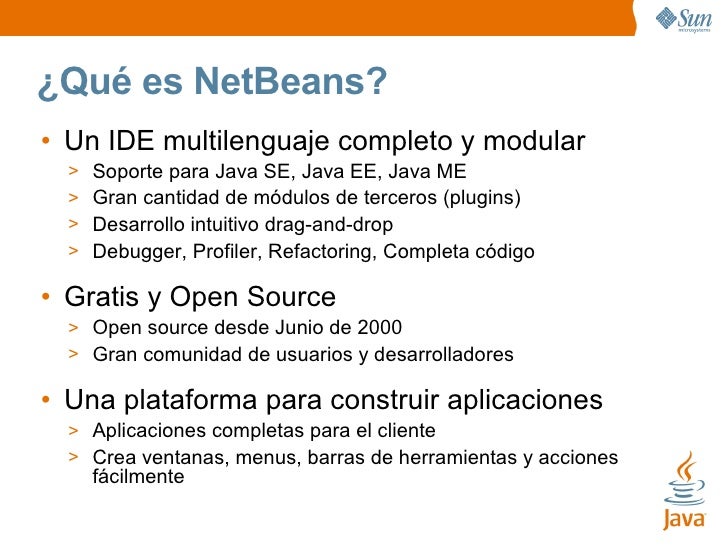 Que Es Netbeans Portafolio Netbeans