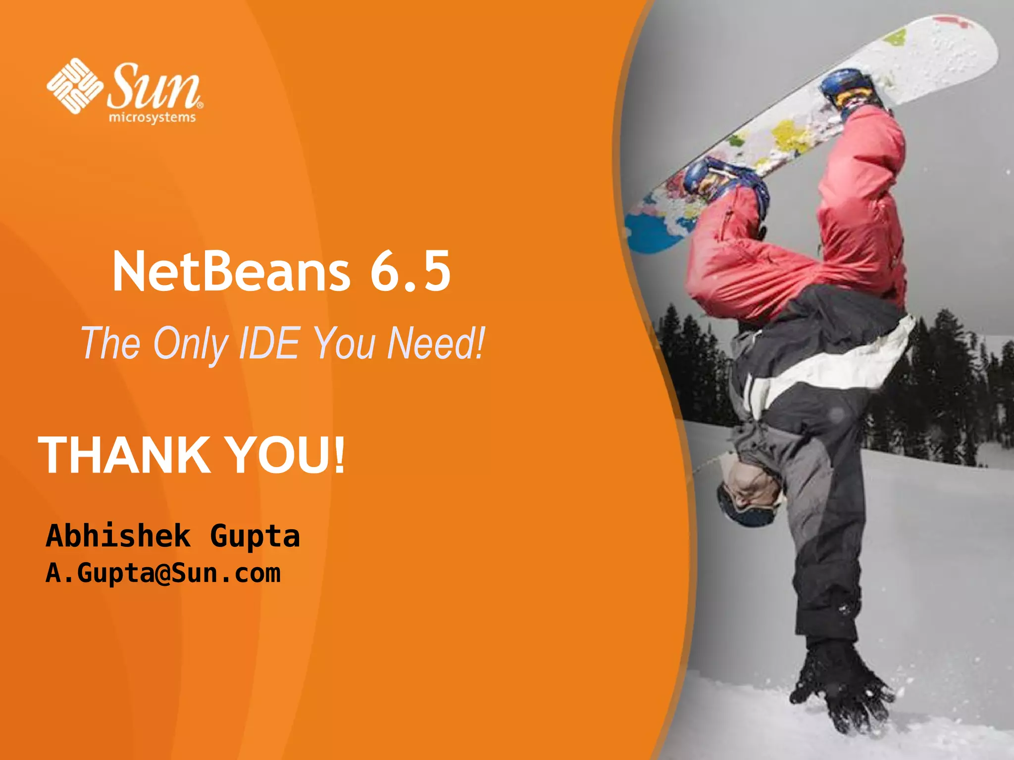 and more... What Can I Do With NetBeans? What is NetBeans?  