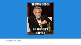 Live demo & code
 