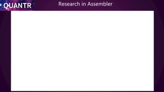 Research in Assembler
 