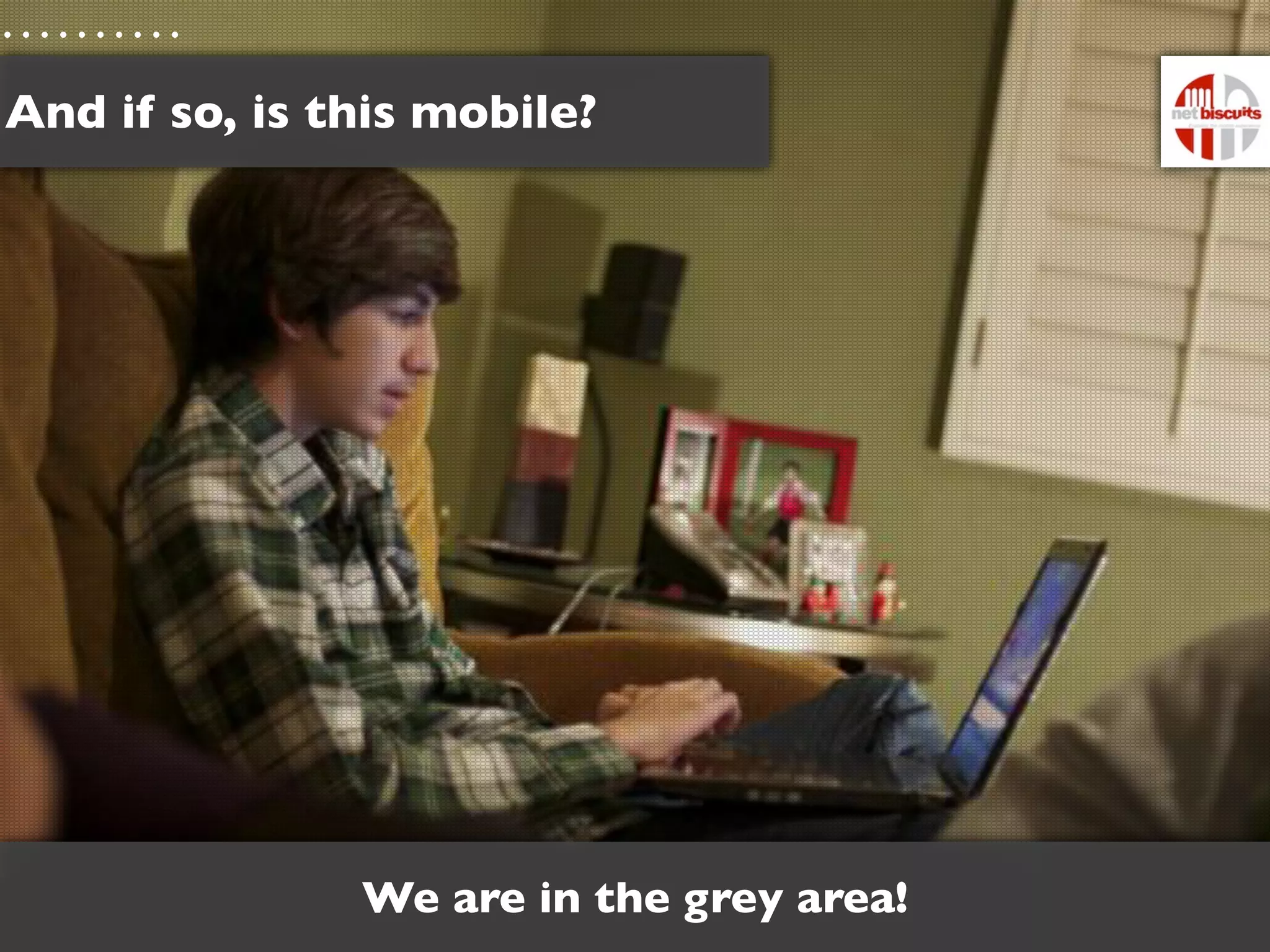 And if so, is this mobile?




               We are in the grey area!
 