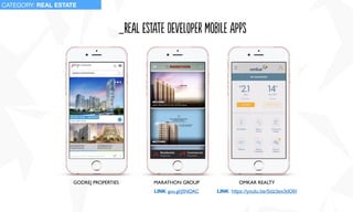 _Real EstAte DevElOper MobIle Apps
GODREJ PROPERTIES MARATHON GROUP OMKAR REALTY
CATEGORY: REAL ESTATE
LINK: https://youtu.be/Sdz3ex3dO6ILINK: goo.gl/JSNOAC
 