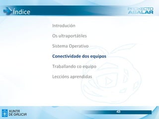 Conectividade dos equipos 