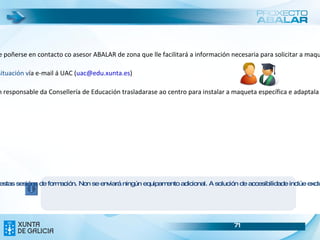 Sistema Operativo Configuración dos menús Seleccione o programa ou aplicación que desexa incluír/eliminar en favoritos. 
