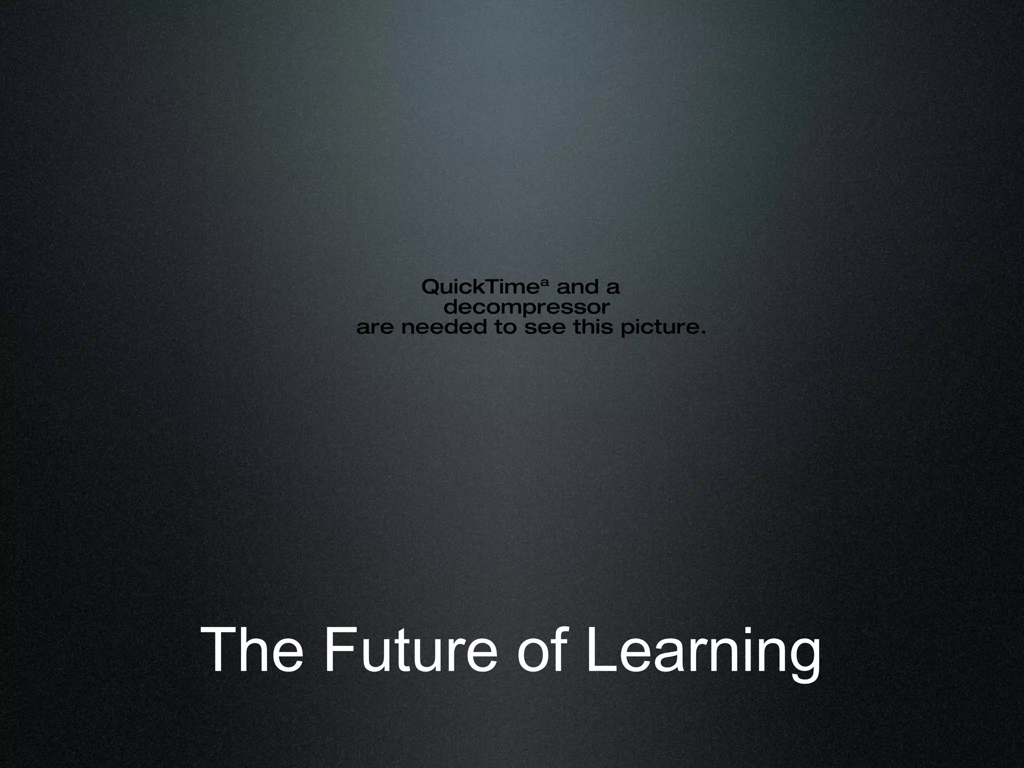 The Future of Learning 