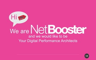 NB 
We are 
and we would like to be 
Your Digital Performance Architects 
Hi 
 
