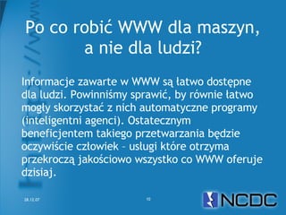Netcamp #2 Czy Semantic Web to Web 3.0?