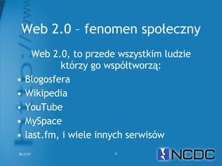 Netcamp #2 Czy Semantic Web to Web 3.0?