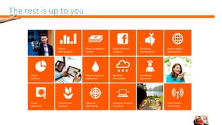 The rest is up to you
 