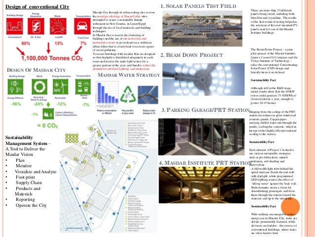 Masdar city water picture