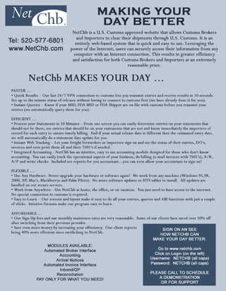 NetChb Intro Brochure