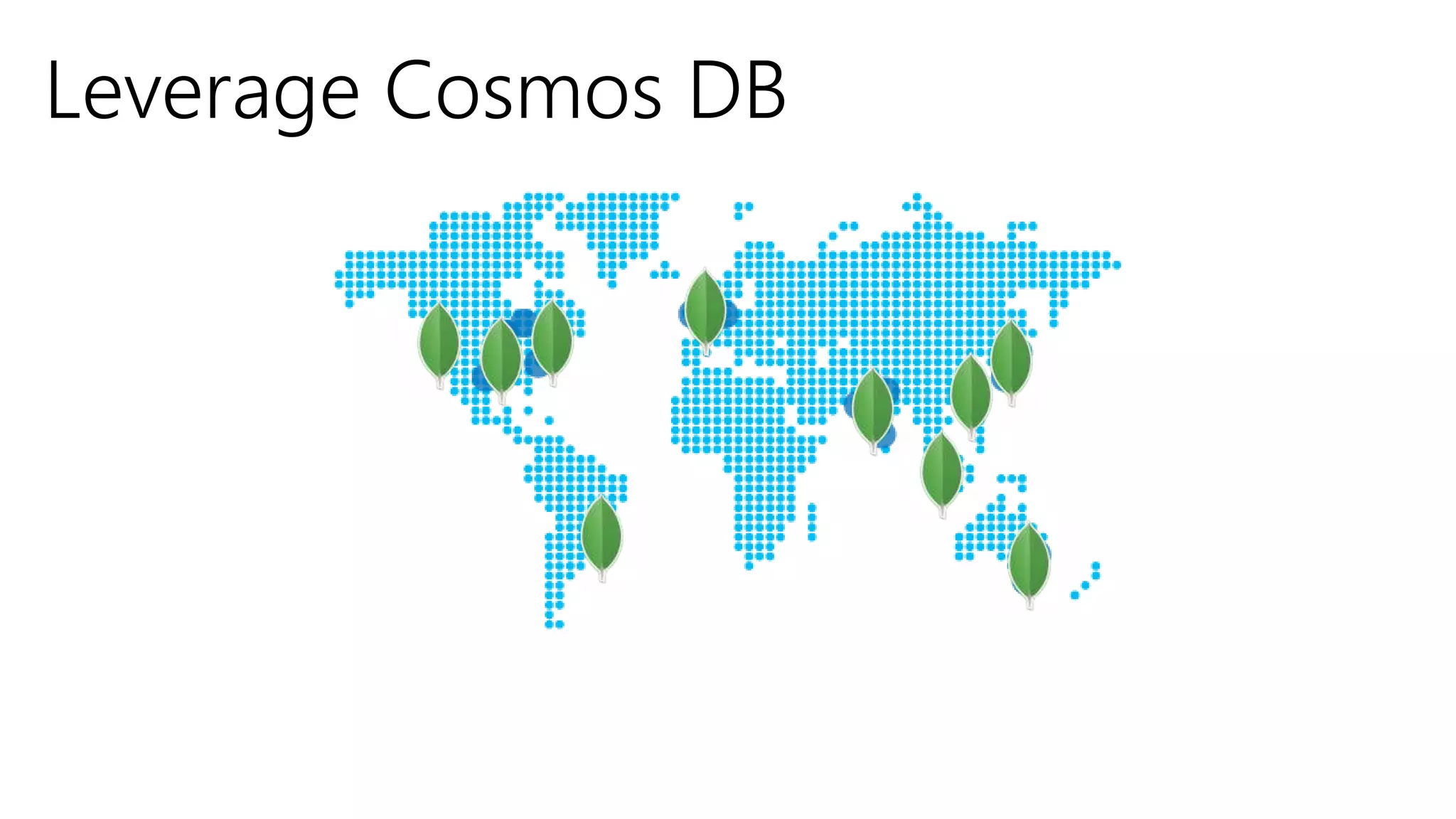 Leverage Cosmos DB
 