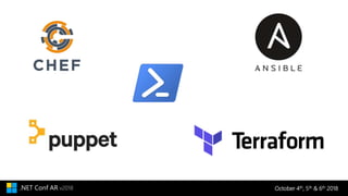 October 4th, 5th & 6th 2018.NET Conf AR v2018
 