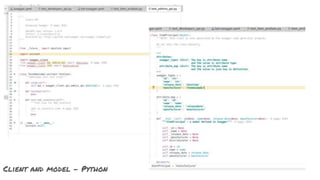 Client and model - Python
 