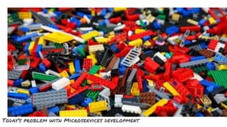Today’s problem with Microservices development
 