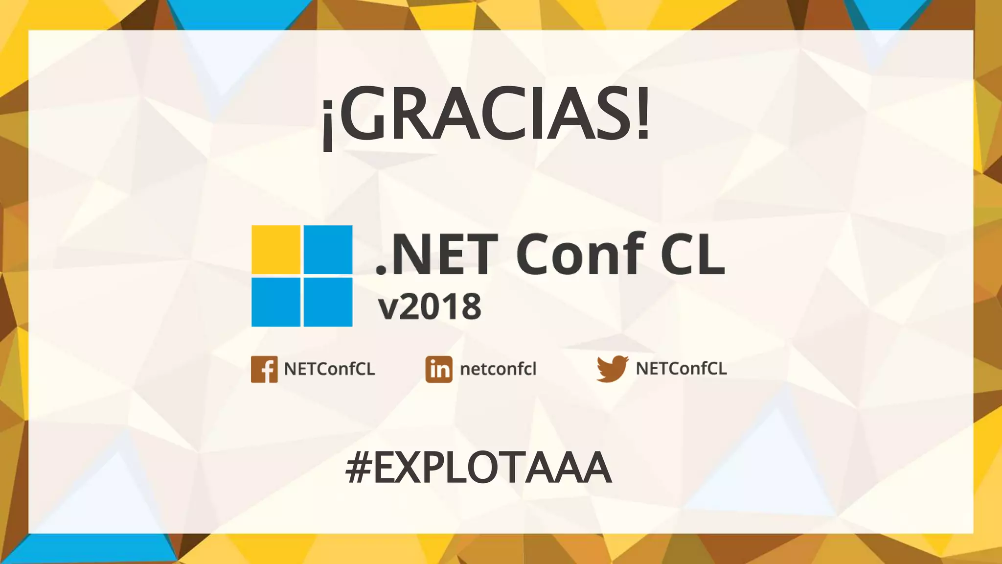 #EXPLOTAAA
¡GRACIAS!
 