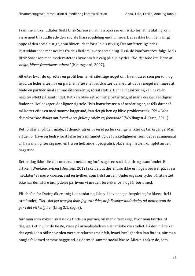 dating nogen i en højere social klasse