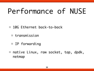 Library Operating System for Linux #netdev01 | PDF