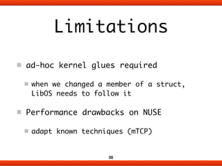Library Operating System for Linux #netdev01 | PDF