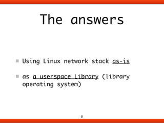 Library Operating System for Linux #netdev01 | PDF