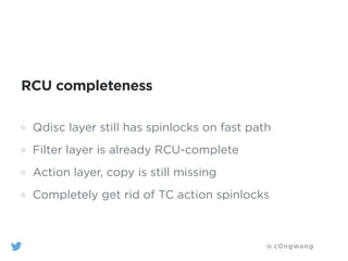 Locking in Linux Traffic Control subsystem | PDF