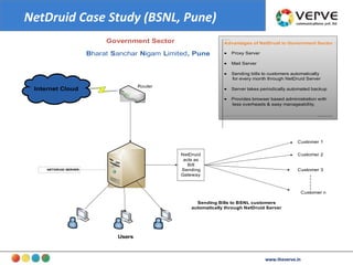 NetDruid Case Study (BSNL, Pune) ‏ www.theverve.in 