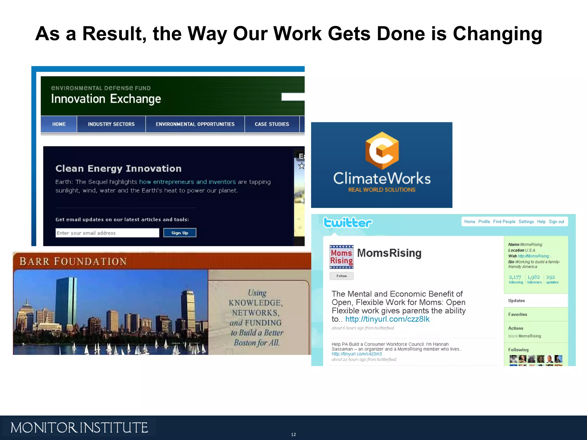 As a Result, the Way Our Work Gets Done is Changing 