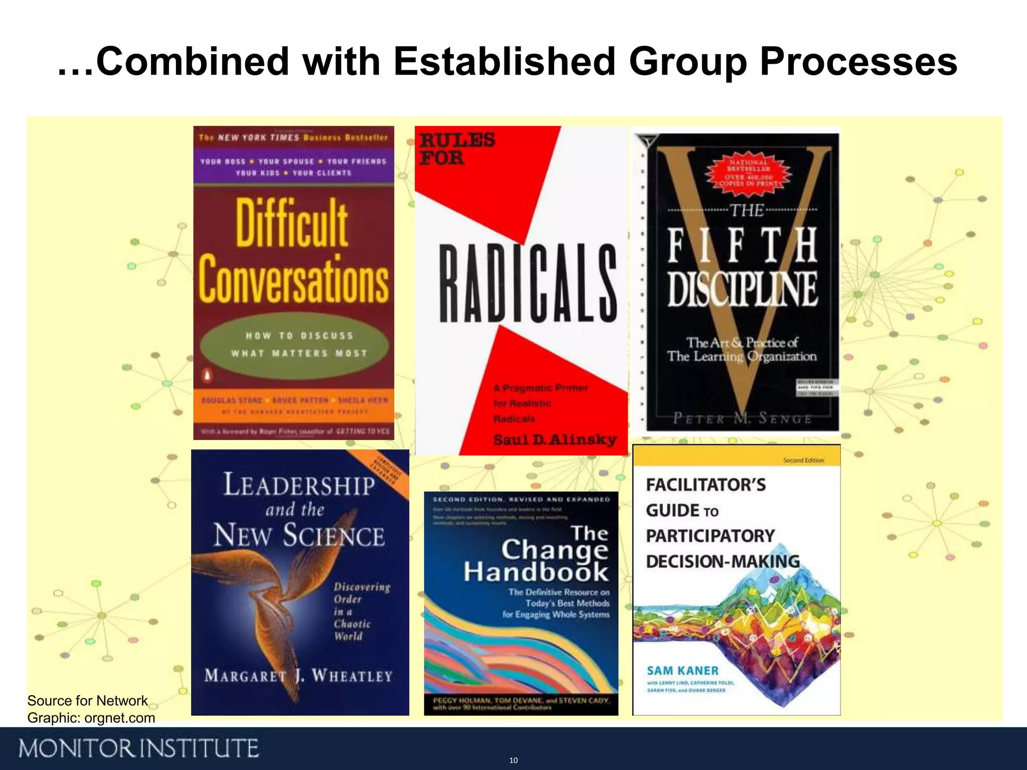 The Result = “Working Wikily”“… wikis and other social media tools are engendering a new, networked mindset—a way of working wikily—that is characterized by principles of openness, transparency, decentralized decision-making, and distributed action. &quot; - Working Wikily 2.0