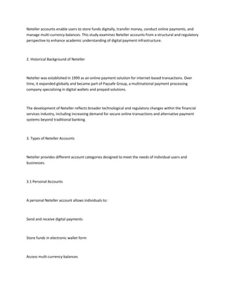 An Analytical Study of Neteller Accounts: Digital Wallet Structure and ...
