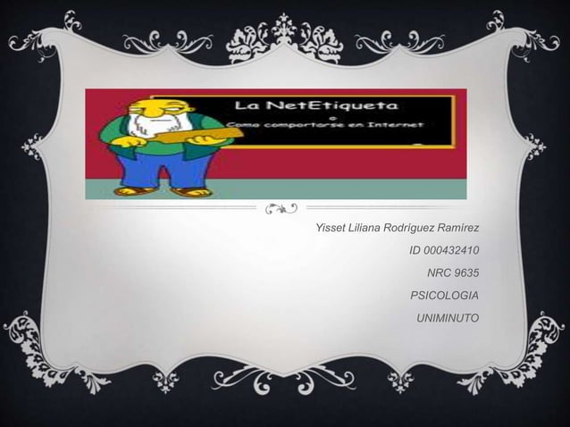 Net etiqueta yisset rodriguez | PPT