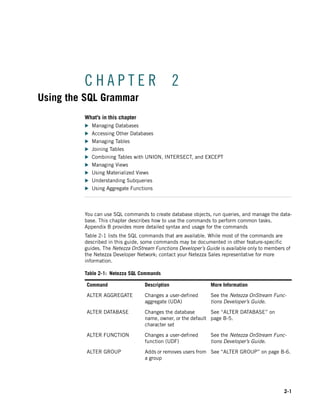 Netezza database users_guide | PDF