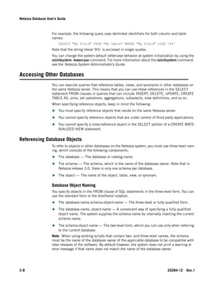 Netezza database users_guide | PDF