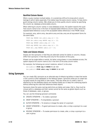 Netezza database users_guide | PDF