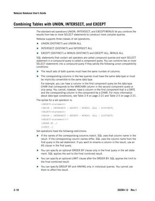 Netezza database users_guide | PDF