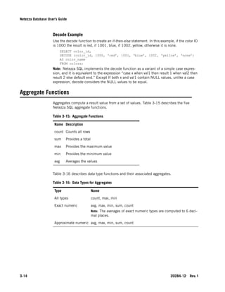 Netezza database users_guide | PDF