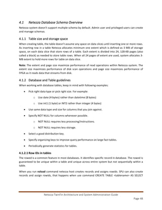 Netezza Architecture and Administration | PDF