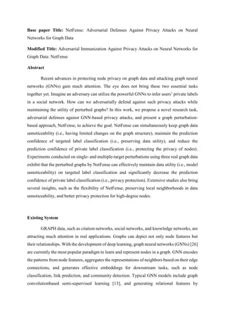 NetFense Adversarial Defenses Against Privacy Attacks on Neural ...