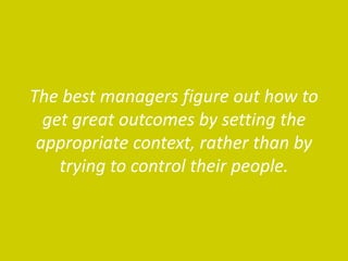 Business Outcomes(From the first paragraph in the 2010 Q4 Letter to Shareholders)In addition to the traditional metrics reported in annual reports (i.e., profit, ROA, operating income, etc.), Netflix provides its own unique metrics (i.e., subscriptions, etc.) showing where the company places value