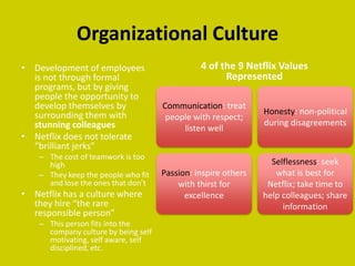 LeadersPatty McCord, Chief Talent OfficerAttracts unique, high-talent employees & has led the company to being named by ForeSee Results as the #1 website for customer satisfaction