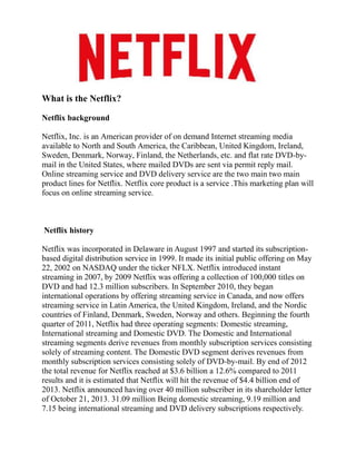 Netflix White.pdf Netflix | PDF