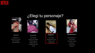 ¿Elegi tu personaje?
Vacaciones ♥
Amor ♥ Pupila ♥
Volveremos a
compartir
muchas cosas
como lo
hacíamos
antes ♥
Al menos
logramos llegar
hasta aquí a
pesar de los
problemas que
hubo
Vamos a
volvernos amar
con mucha
intensidad ♥
La mejor
sensación que
pude a ver
sentido ♥
En la U ♥
 