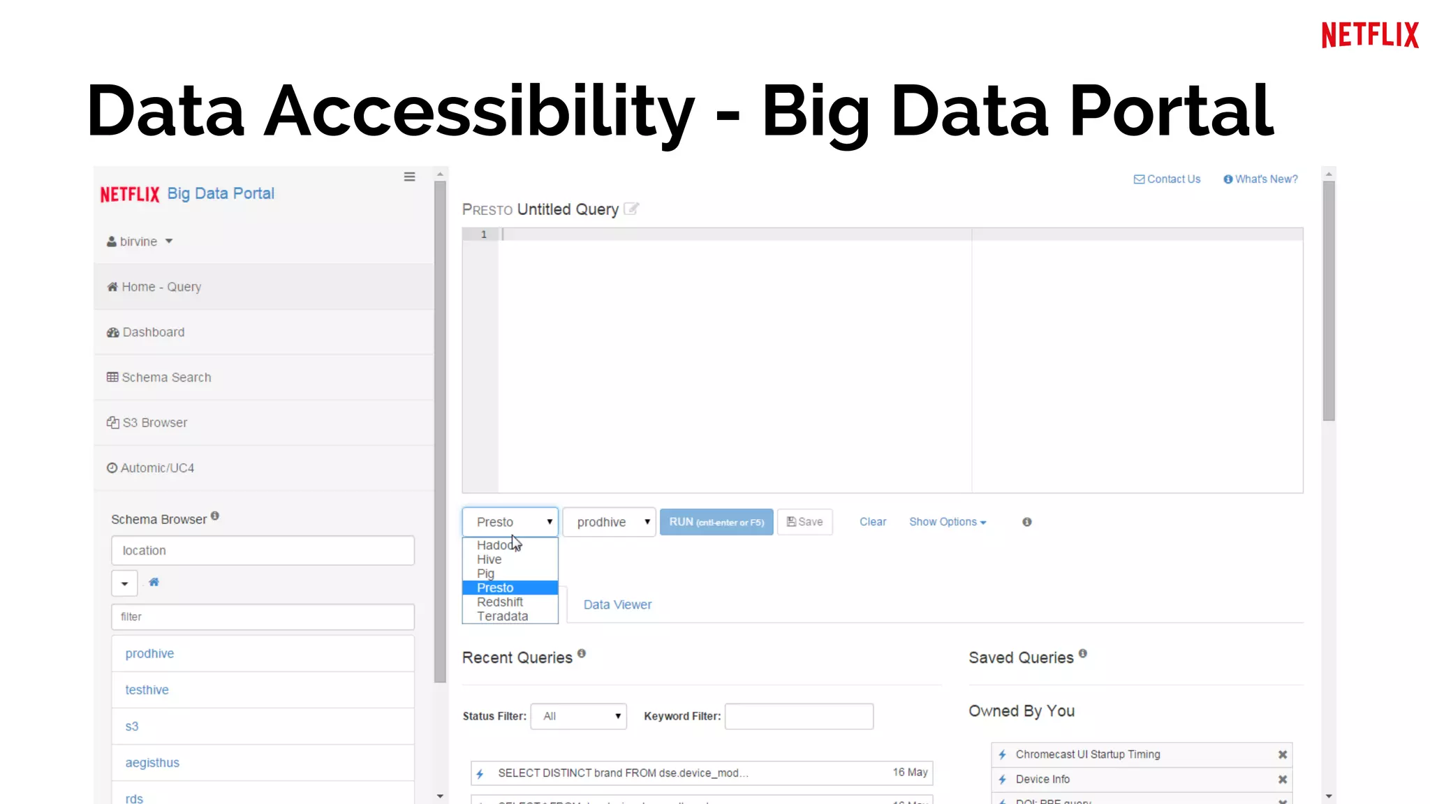 Data Accessibility - Big Data Portal