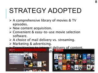 Netflix - Strategy management