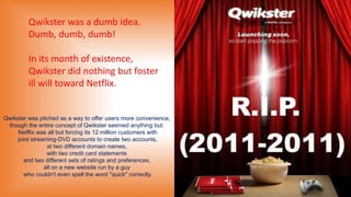 Netflix branding stumbles | PPTX