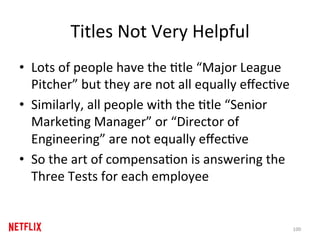 Titles	Not	Very	Helpful	
•  Lots	of	people	have	the	Rtle	“Major	League	
Pitcher”	but	they	are	not	all	equally	eﬀecRve	
•  ...