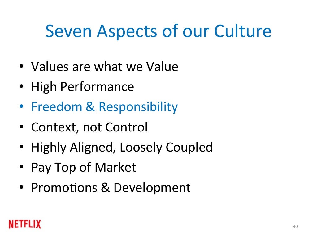Netflix culture deck