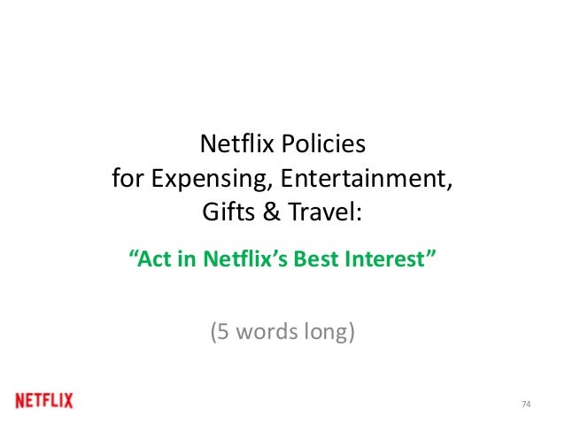The Netflix Culture document. A template for Culture in your company.