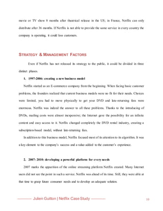 Problem Statement Netflix Netflix Case Study | DOCX