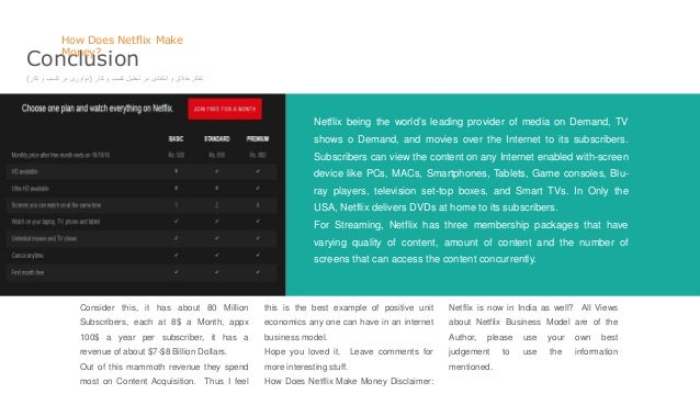 How Does Netflix Make Money?